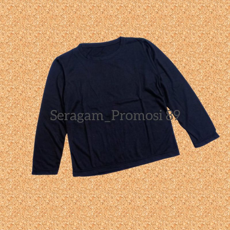 KAOS POLOS ANAK LENGAN PANJANG COTTON  BAJU KAOS ANAK UMUR 2TAHUN - 11 TAHUN KAOS TSHIRT LENGAN PANJANG