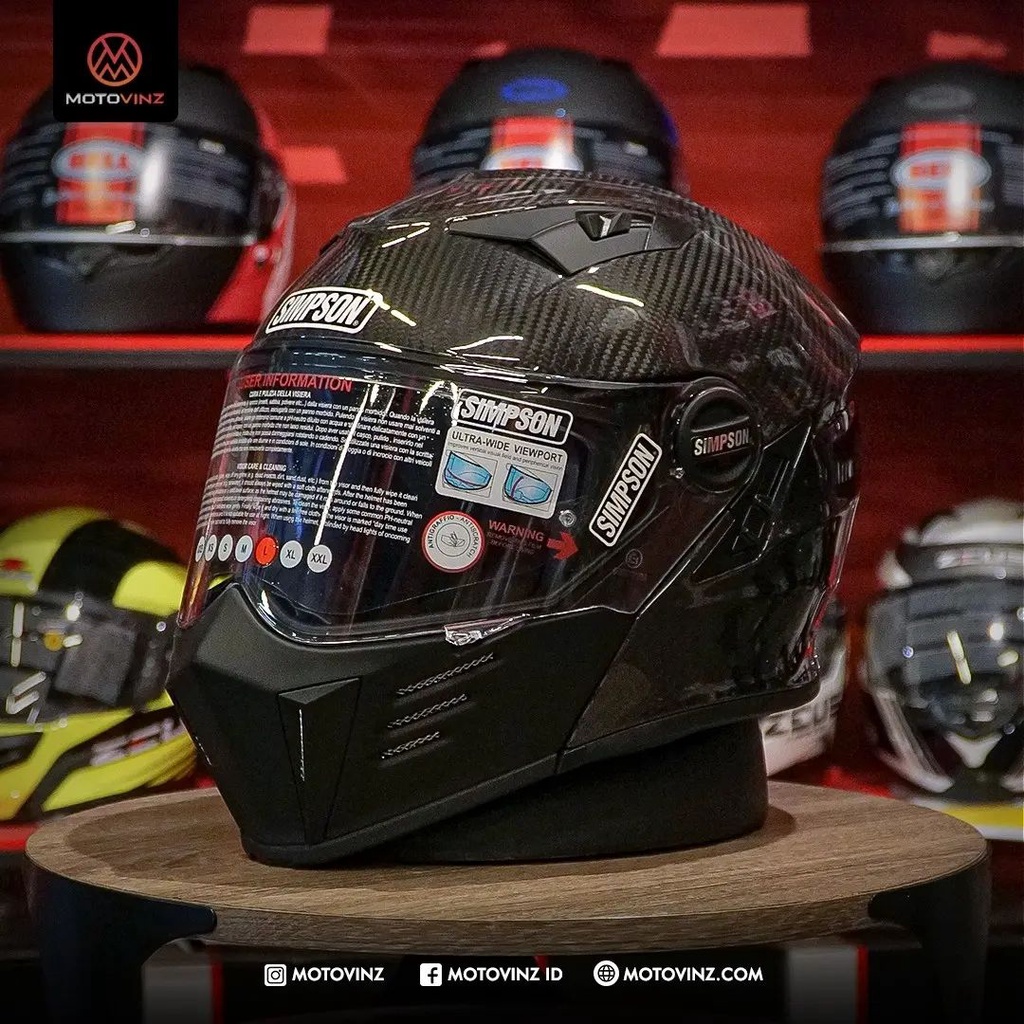 Helm Modular Simpson Darksome Carbon Special Editions Original