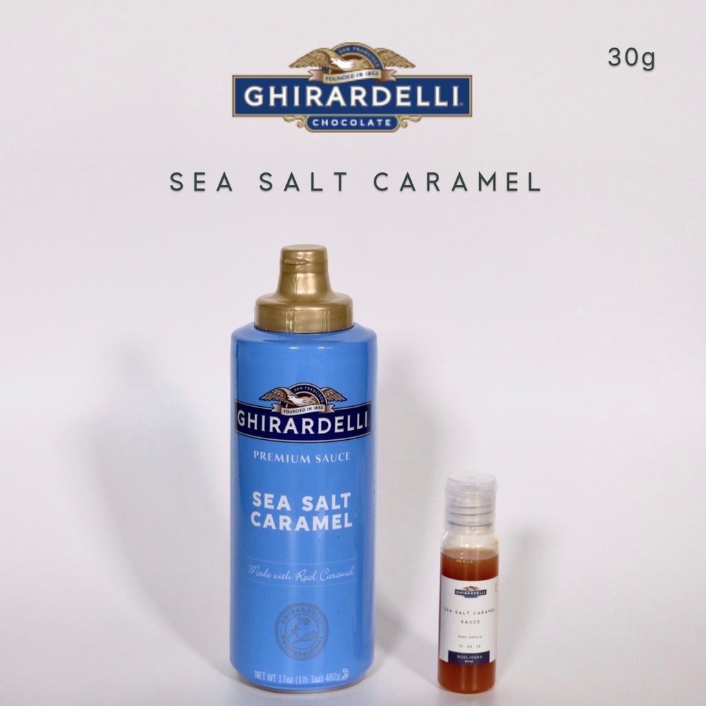 (COD) Ghirardelli Sea Salt Caramel Repack [30] g Berkualitas