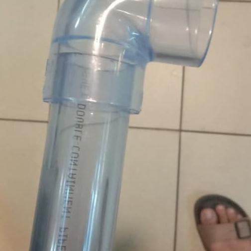 Pipa pvc bening / Pipa PVC Transparan / pipa pvc clear 3/4" (inch)