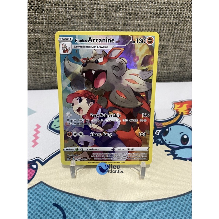 Pokemon TCG English Hisuian Arcanine - TG08/TG30 - Lost Origin CHR