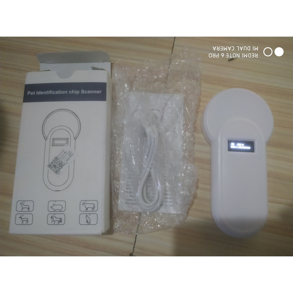 scanner reader chip microchip PT180 rfid hewan pet ikan reptil arwana kadal ternak ayam kucing anjin