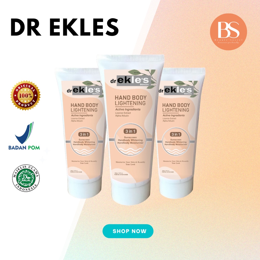 dr Ekles Skincare - Handbody Lightening
