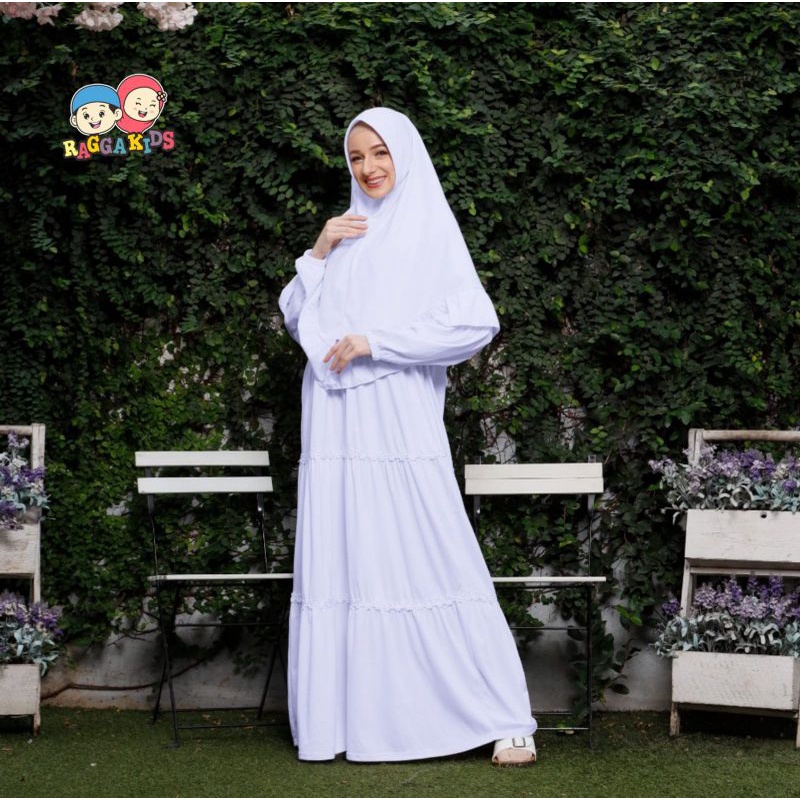 Baju koko putih dewasa KRD01 | baju putih umroh | baju gamis haji