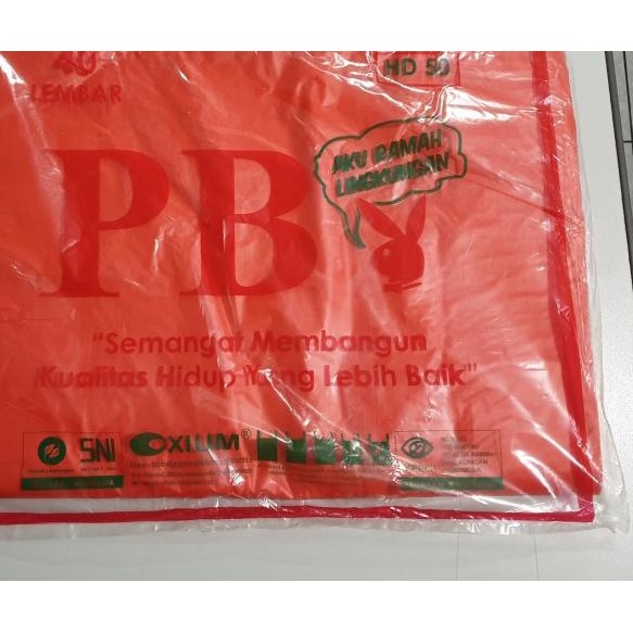 

SALE! KANTONG PLASTIK KRESEK JUMBO RAMAH LINGKUNGAN UKURAN 50 MERAH