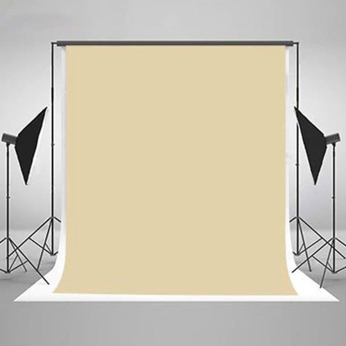 Kain Background Kaos J89 Studio Foto 3X2.5 Meter - Polos Coklat Krem