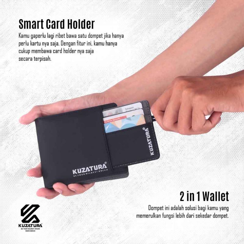 Dompet Lipat Resleting Pria Waterproof Tahan Air | Dompet Wallet Koin Distro Keren Terbaru