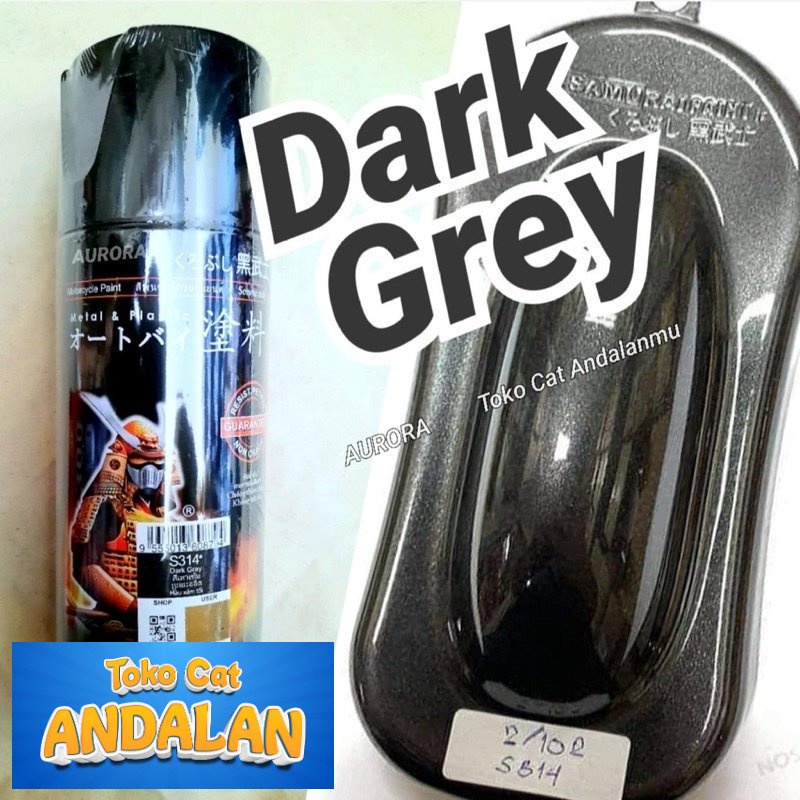 

Toko Cat Andalan - Samurai Paint Dark Grey S314 Cat Semprot Pilox Abu-Abu Suzuki Abu Gelap Metalik Tahan Bensin 400ml Toko Cat Andalan Motor dan Mobil