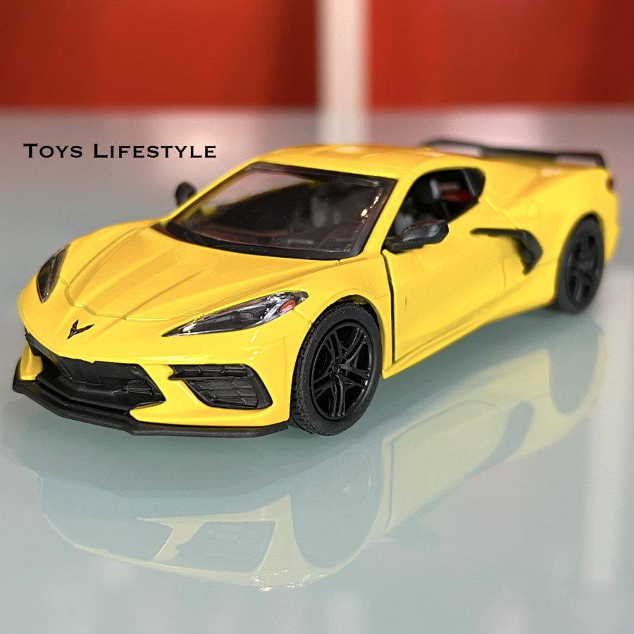 Mobil Kinsmart Diecast 2021 Corvette 1:36