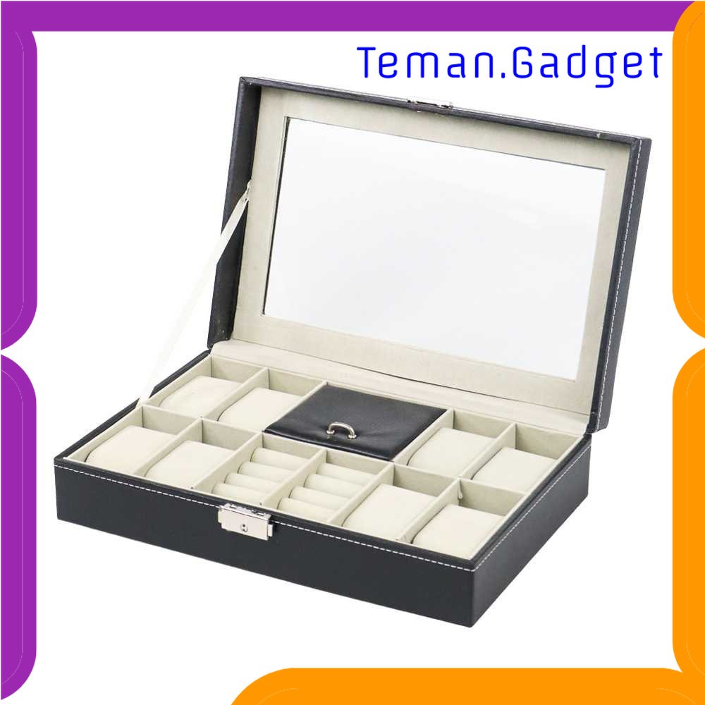 TG-TRV Kotak Perhiasan dan Jam Tangan Organizer Box