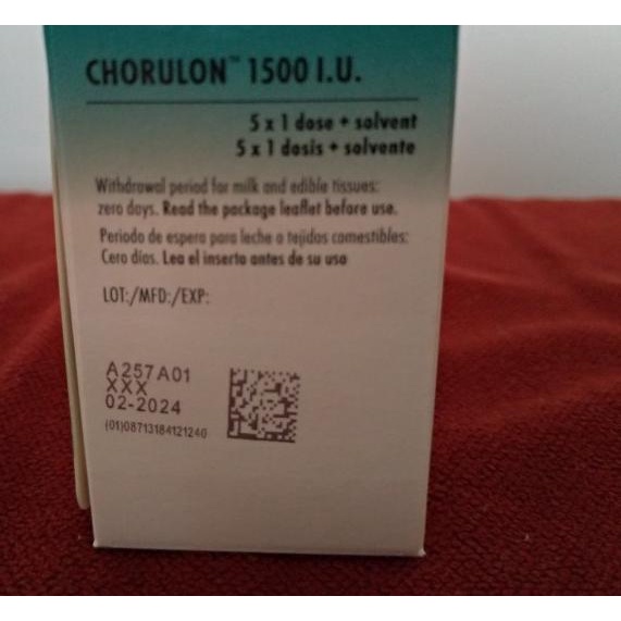 Hormon Ikan Chorulon HCG 1500 iu