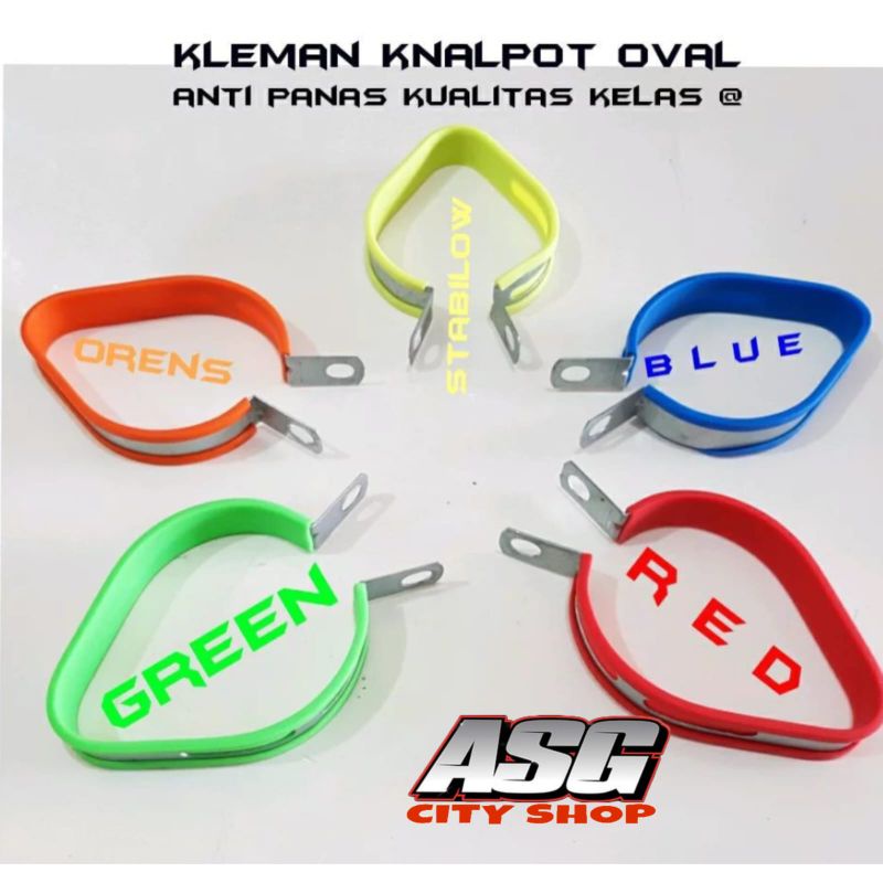 Kleman Knalpot Warna Universal Breket Knalpot