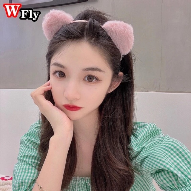 Bando Cute Cat Ear Headband Hair Accessories / Bando Kucing - Cat Ear Headband