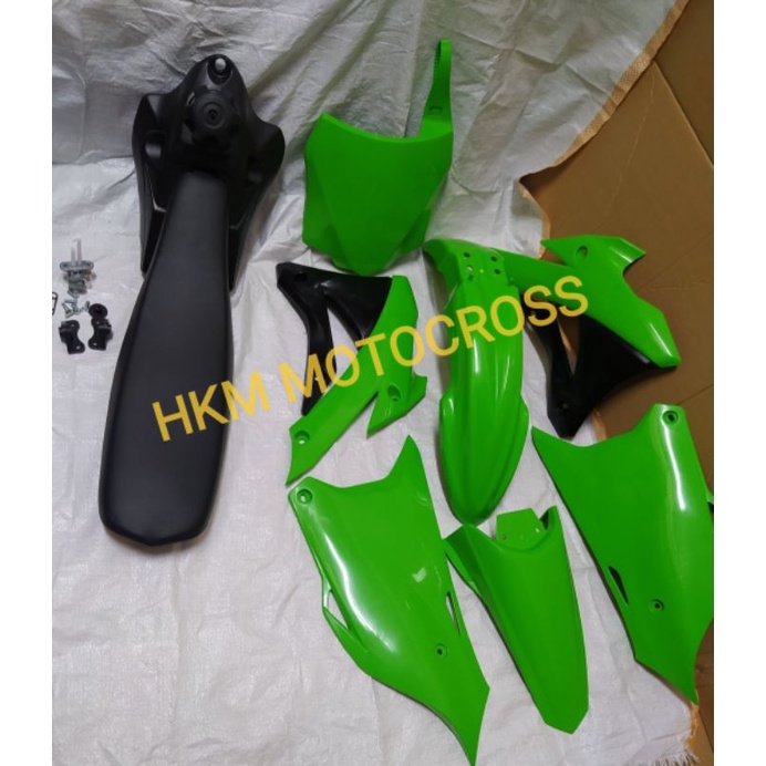 Body bodi fulset kawasaki kx 85 15 tangki dan jok model ori  Bodi set kx 85 Body set kx 85 bodi full