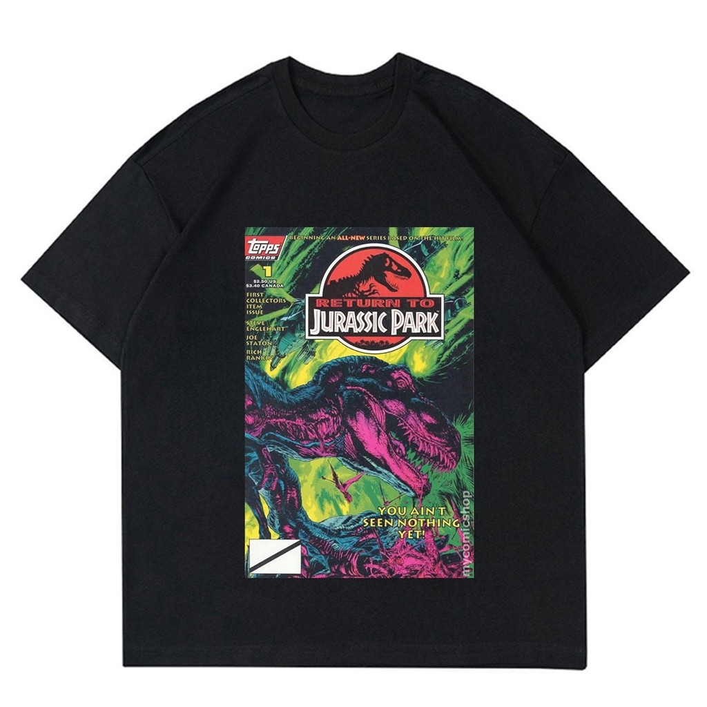 TSHIRT | OVERSIZE | KAOS VINTAGE JURASSIC PARK / JURASIC | T-SHIRT BAJU MOVIE FILM VINTAGE JURASSIC 