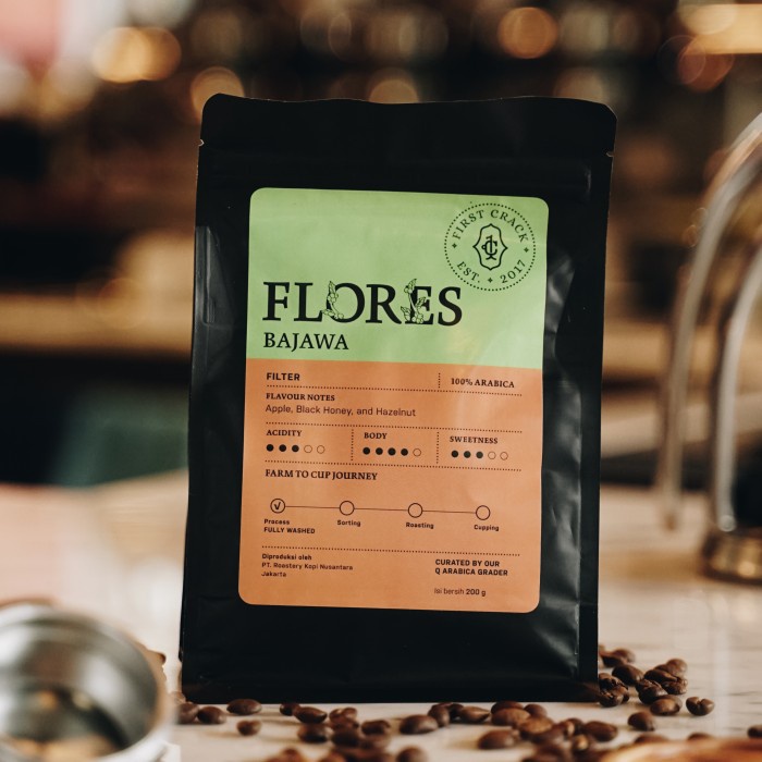 

BISA COD Biji Kopi FLORES (200gr) - FIRST CRACK Premium Specialty Coffee Beans /KOPI RUBE/KOPI