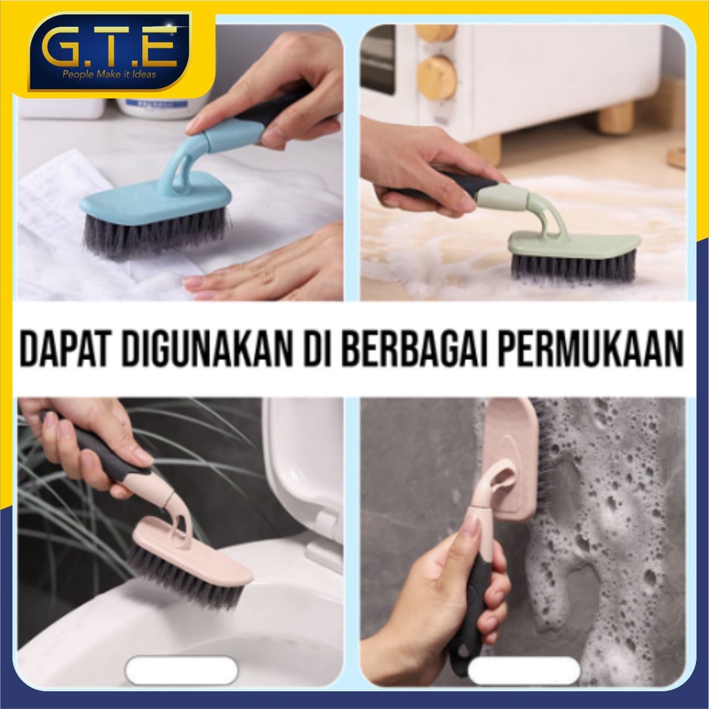 GTE | SIKAT PEMBERSIH LANTAI DINDING KAMAR MANDI BAJU SEPATU ALAT DAPUR PEGANGAN HANDLE PANJANG