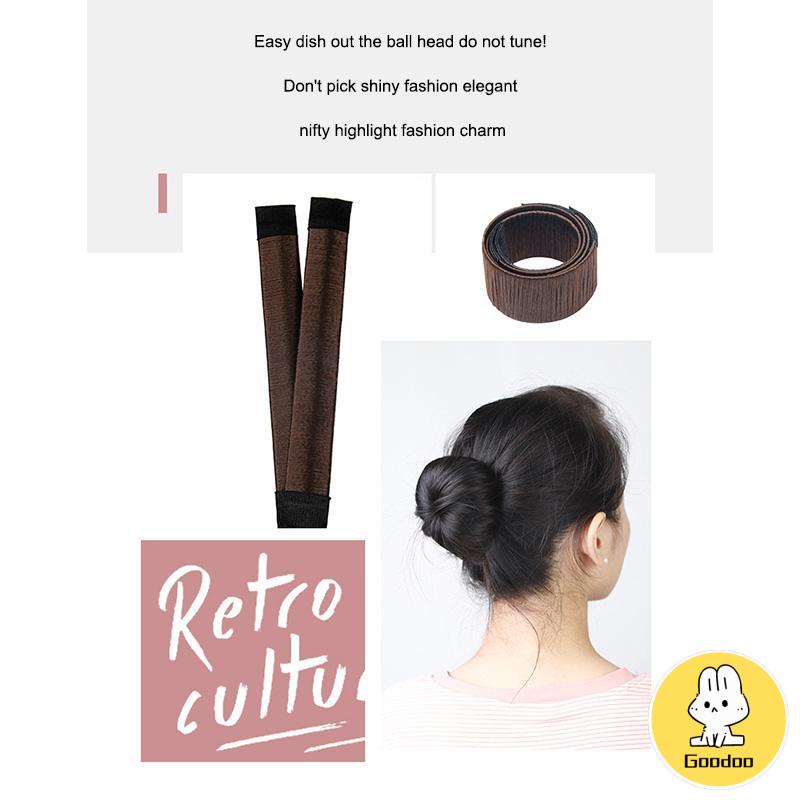 Hairdini Rambut Hairdini Buns Alat Fashion Sederhana Gaya Wanita Gulung Rambut -Doo