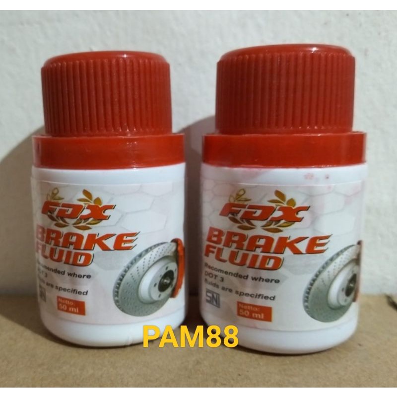 Minyak rem FDX brake fluid 50 ml ( k ) ..dot 3..