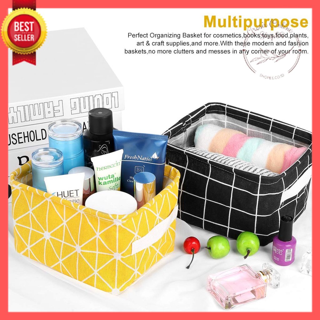 [GOS] - C201-Kotak Box Keranjang Penyimpanan Serbaguna - Box Motif Multifungsi Organizer Basket