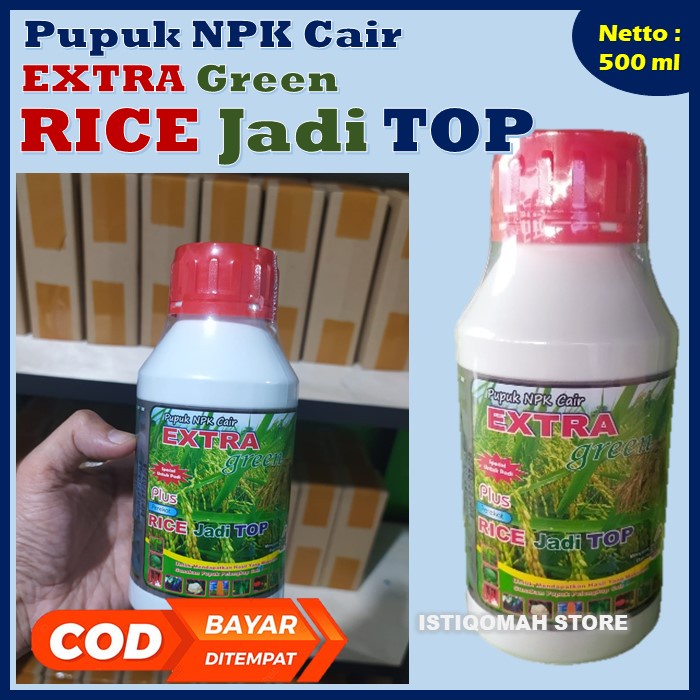 PROMO COD RICE JADI TOP 500ML Pupuk NPK Cair Pelebat Buah Cabe Rawit - Pupuk untuk Mempercepat Pertumbuhan Akar Bunga Daun dan Buah serta Menambah Daya Tahan Tanaman Terhadap Gangguan Hama dan Penyakit pada Tanaman Cabe Rawit