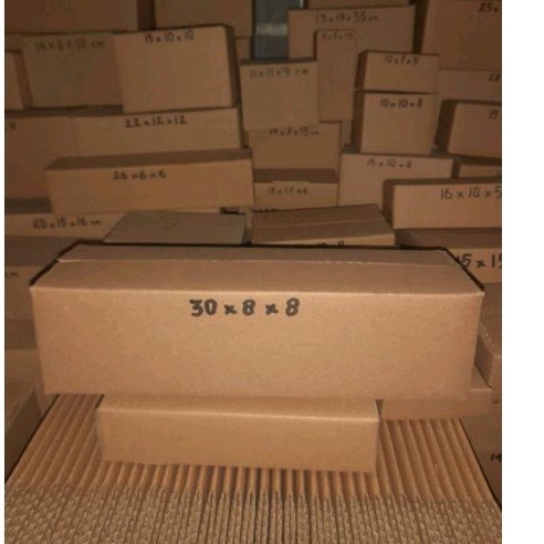 

kardus 30x8x8 tebal polos luar dalam