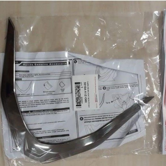aksesoris garnish headlight lampu PCX 160 LED original Honda