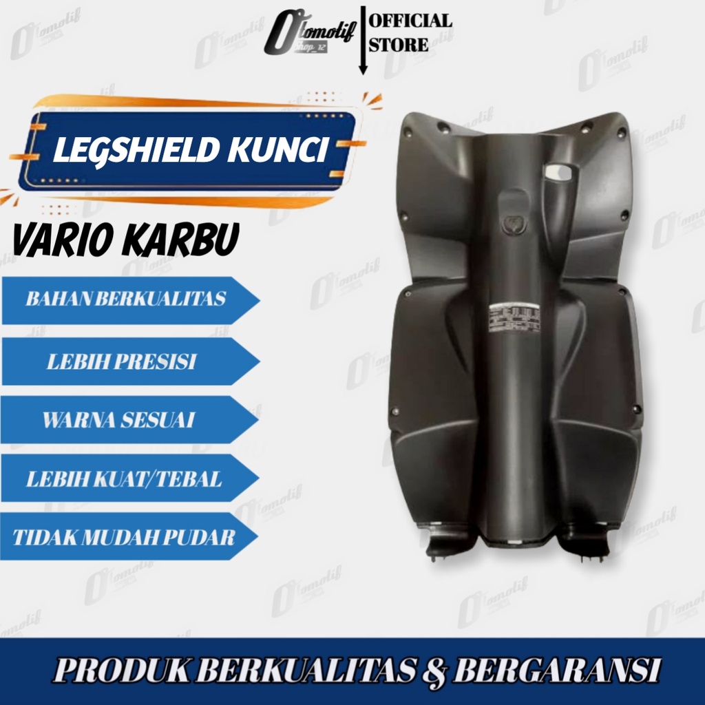 cover inner dek kunci kontak vario 110 lama karbu KVB Legsield/legsil Kunci Legshield Tengah Honda V