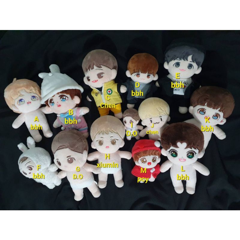 Doll EXO chanyeol baekhyun do kyungsoo suho xiumin