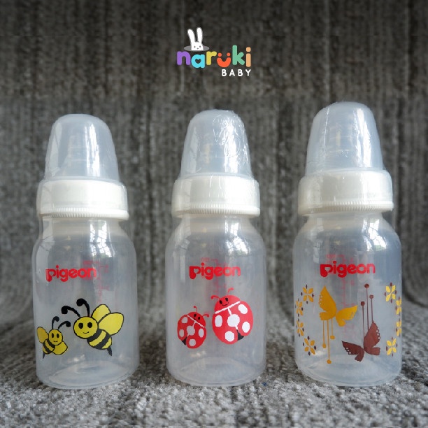 Dot Paket Botol Susu Pigeon 120Ml Peristaltic Nipple Paket Hemat 3 Pcs