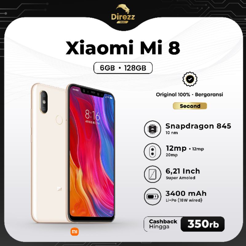 Xiaomi Mi 8 6/128GB Second