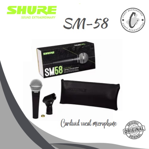Shure SM58 Dynamic Vocal Microphone Original SM-58