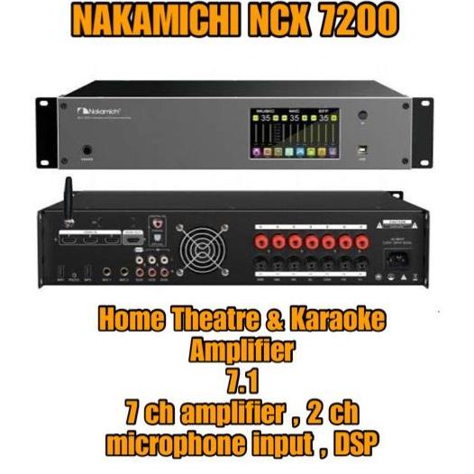 Nakamichi Ncx 7200 - Karaoke & Home Theatre Dsp With Amplifier