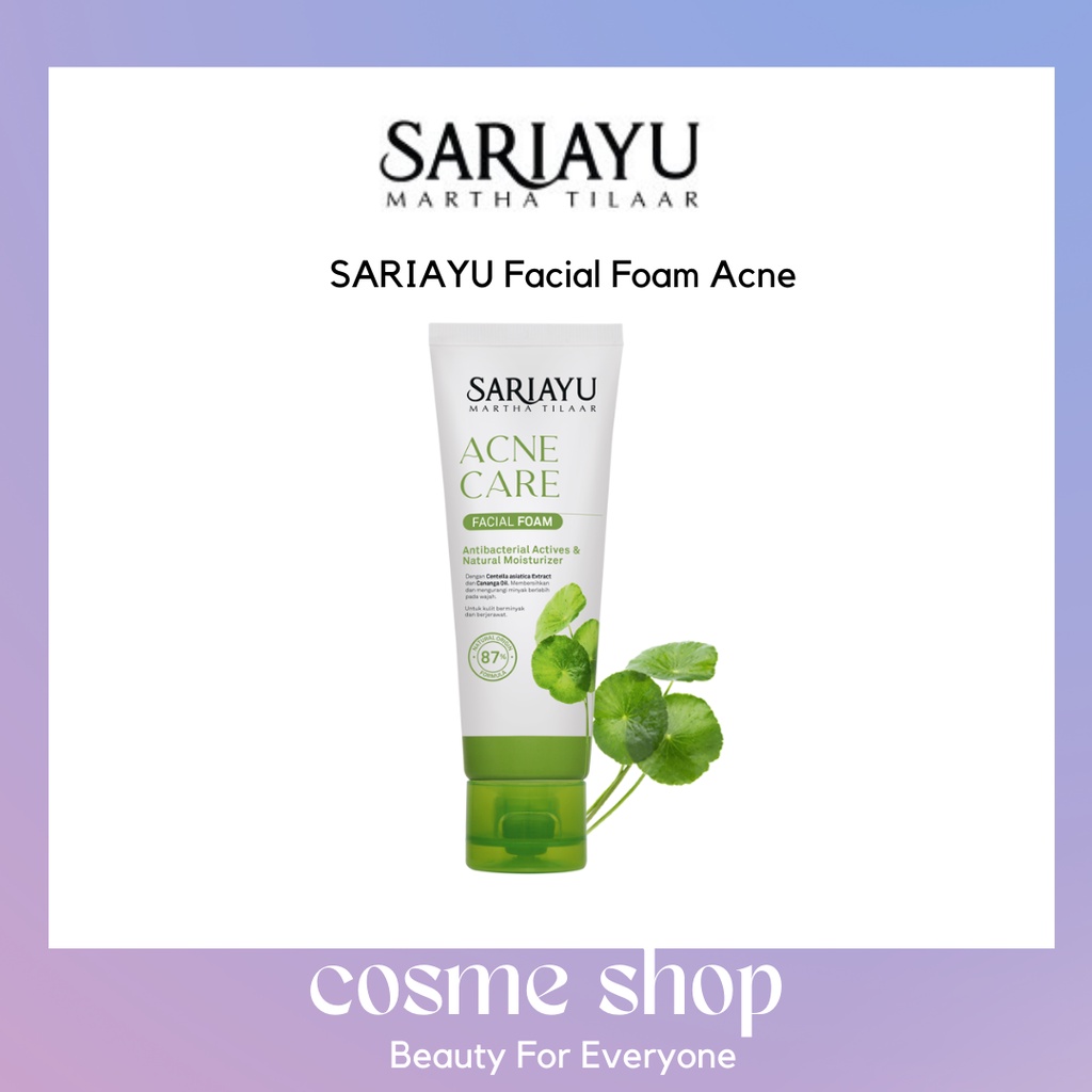 Sariayu Facial Foam Acne/Sabun wajah sariayu/Sabun Jerawat