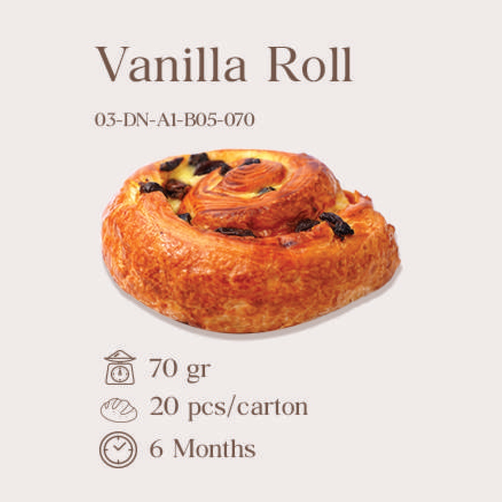 

VANILLA ROLL FRESH/READY-TO-EAT (KARTON)