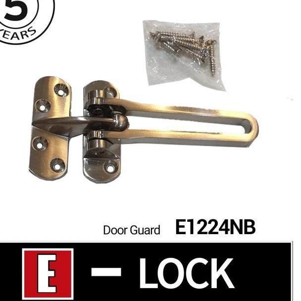 Pengaman kunci pintu/Door Guard Elock Stainless Steel E1224NB
