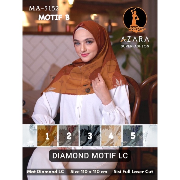 (PART 1) SEGIEMPAT MOTIF DIAMOND LC