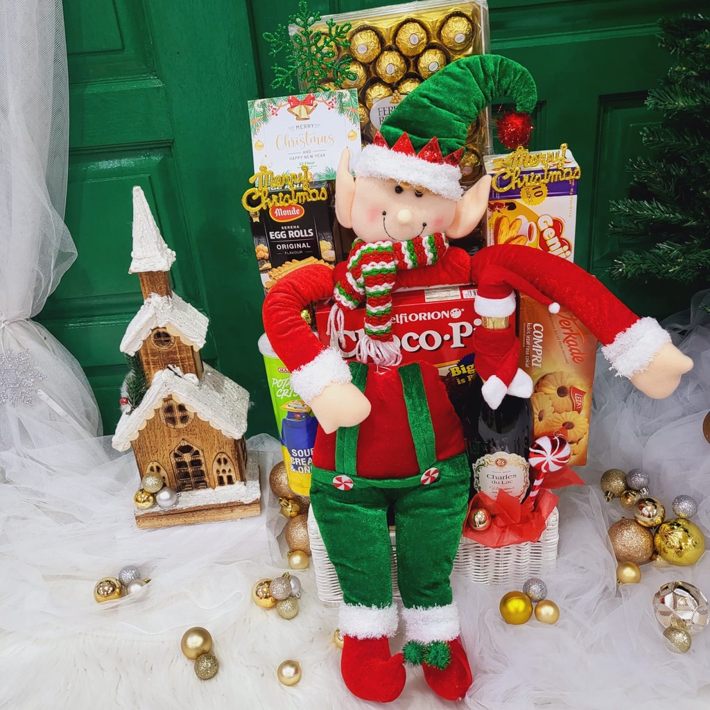 

Paket Dekorasi Hampers Natal Christmas Parcel Hadiah Kue Kering 334