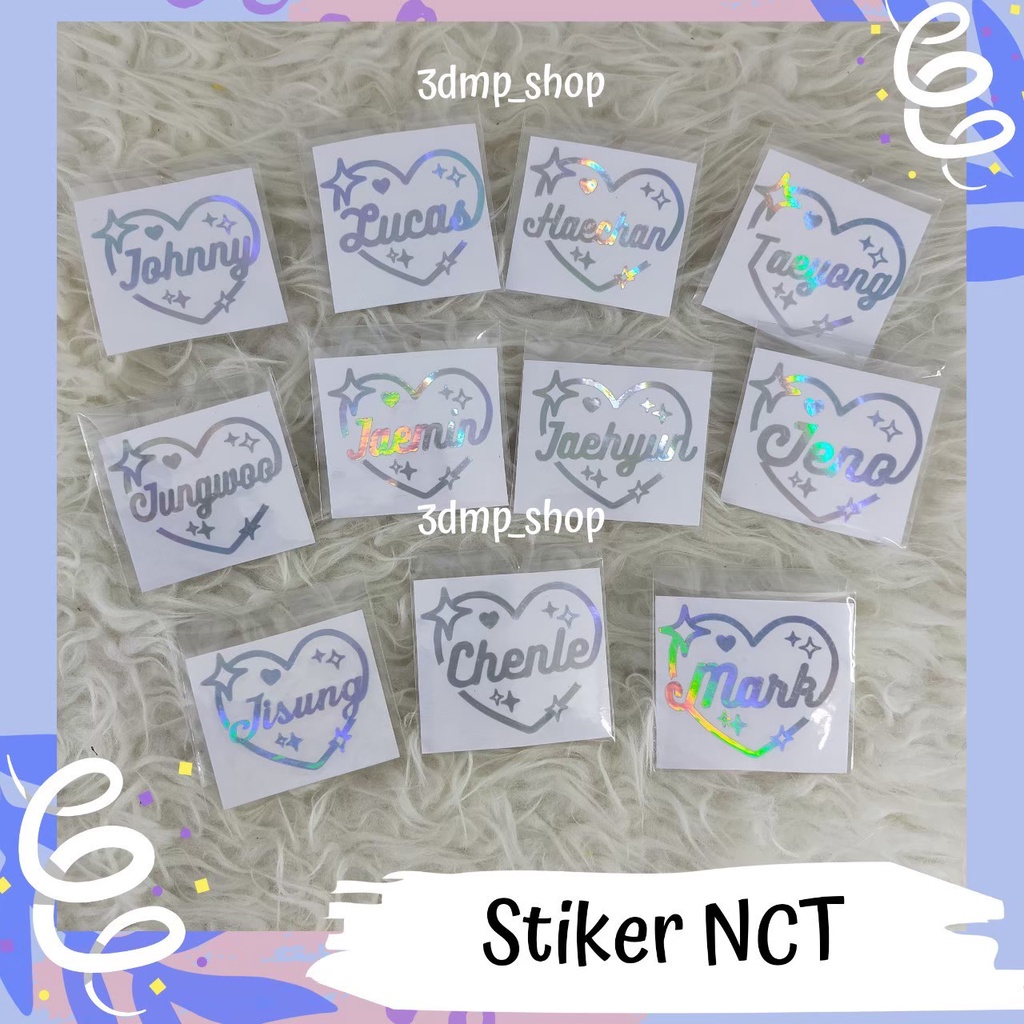 Stiker hologram NCT WAYV DREAM 127 NCT127