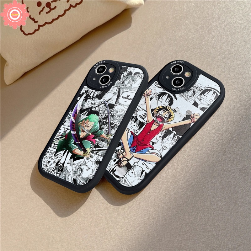 Kartun Lucu One Piece Luffy Zoro Case Samsung A14 A04 A12 A32 A03 A13 A04E A21s A52 A53 A03s A20s A22 A04s A73 A72 A71 A10s A52s A50s A33 M22 A51 A30s A50 A11 A02s A23 A31 A20