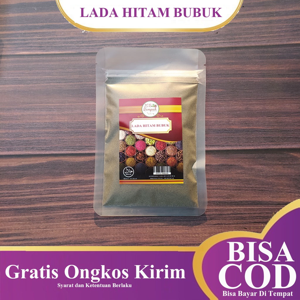 

Lada Hitam Bubuk / Ground Black Pepper - By RAMUAN JSR