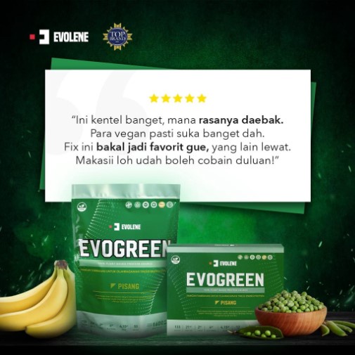 Evolene - Evogreen 50S 100% Plant Based Protein