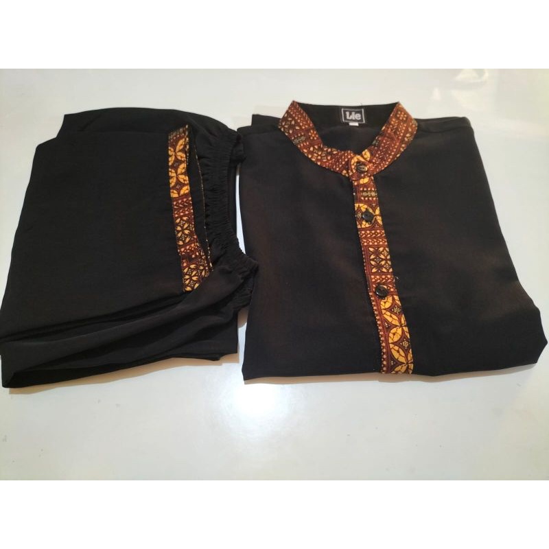 baju stelan pangsi anak/baju pangsi anak adat sunda/baju adat sunda pria remaja dan dewasa polos