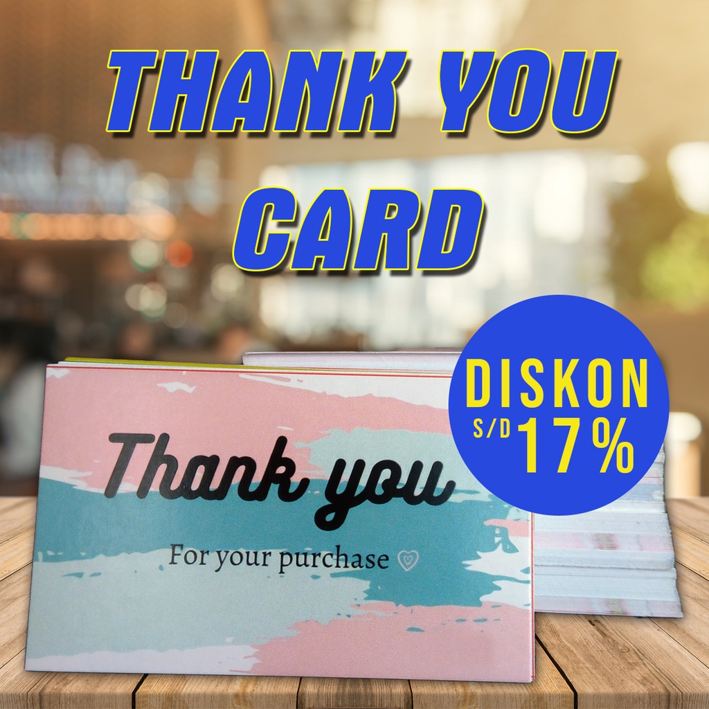 

THANK YOU CARD / THANKS CARD