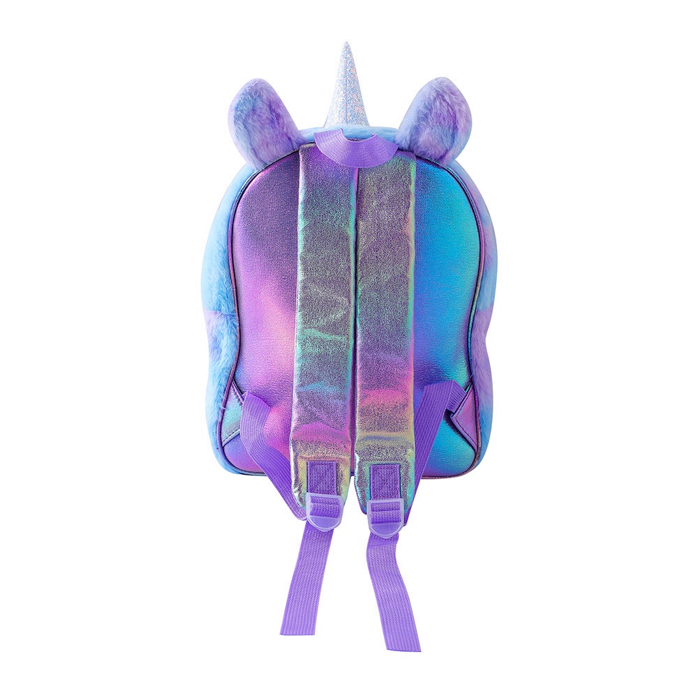 Ransel Tas Unicorn Bulu Fluffy TU083 sekolah tk sd paud anak perempuan backpack