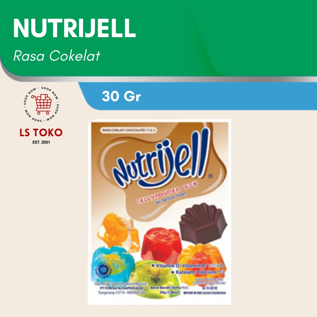 

Nutrijell rasa coklat 30 gr