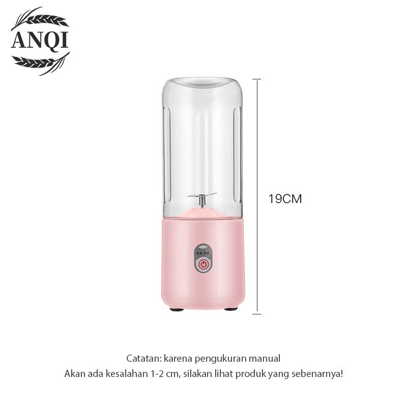 ANQI 1888 Botol Juice Blender Cup USB Electric Blender/Juicer Blender Botol  - Cocok Untuk Milkshake VS