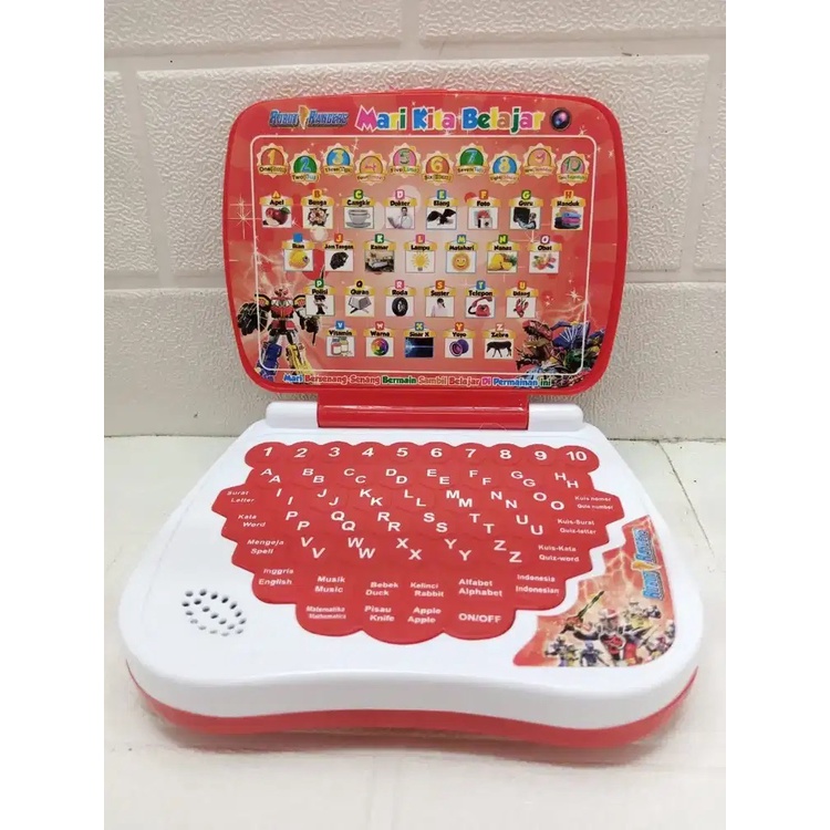 Mainan Laptop 2 in 1 Mini Laptop Mainan Edukasi Anak Mainan Laptop Bahasa Indonesia Bahasa Inggris