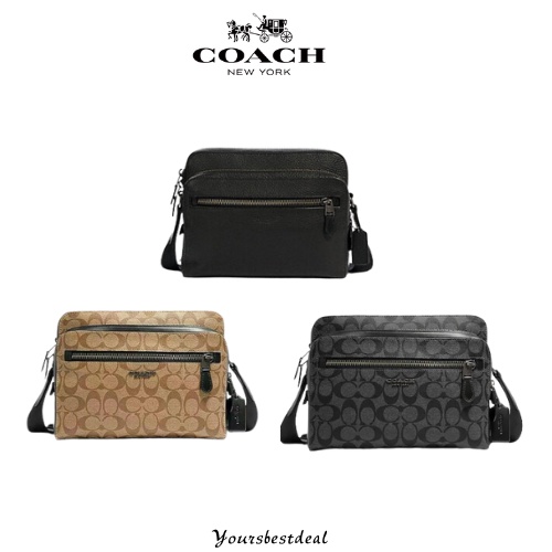 Coach West Camera Bag In Signature Canvas 91485 91484