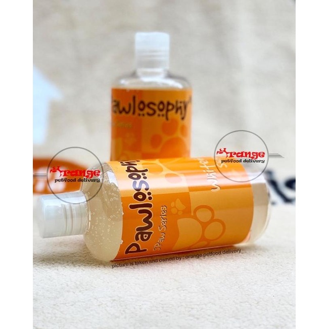 pawlosophy whitening shampoo 500 ml anjing bulu putih white dog